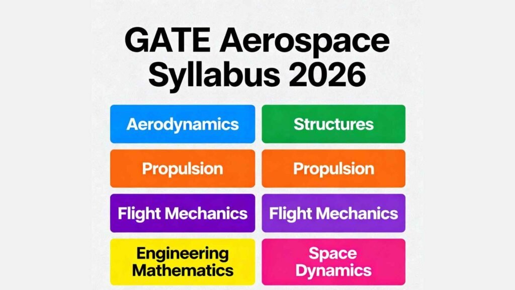 GATE Aerospace Engineering 2026 syllabus chart
