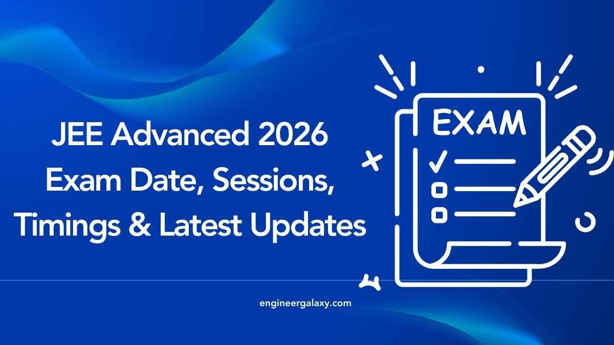 JEE Advanced 2026 Exam Date, Sessions, Timings & Latest Updates