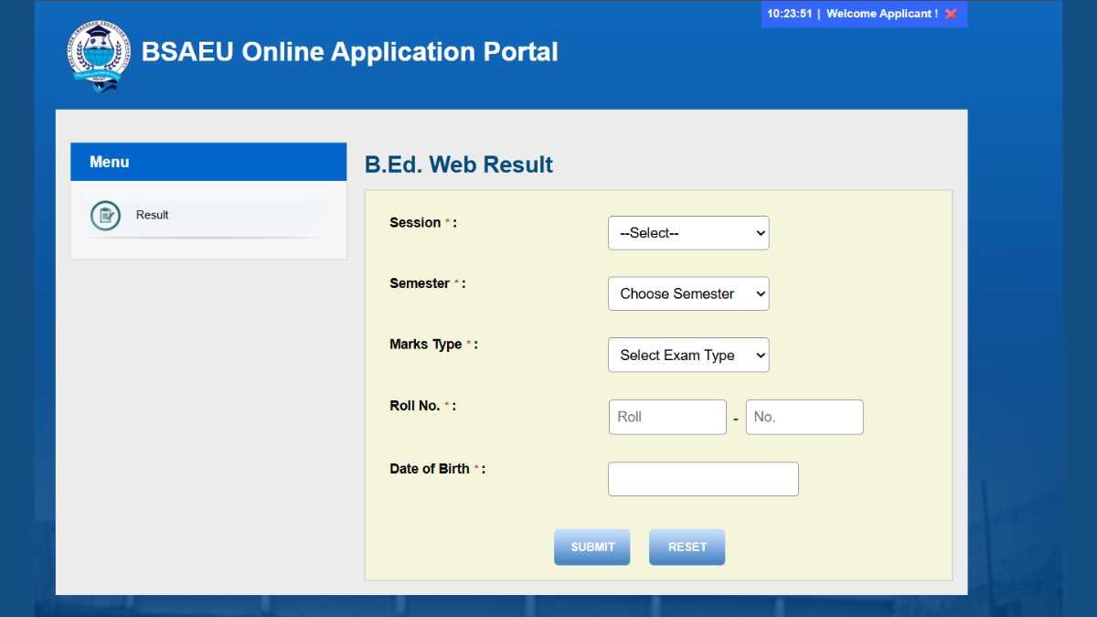 BSAEU B.Ed 4th Semester Result 2025 Out- Direct Link