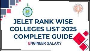 JELET Rank Wise Colleges List 2026: Complete Guide