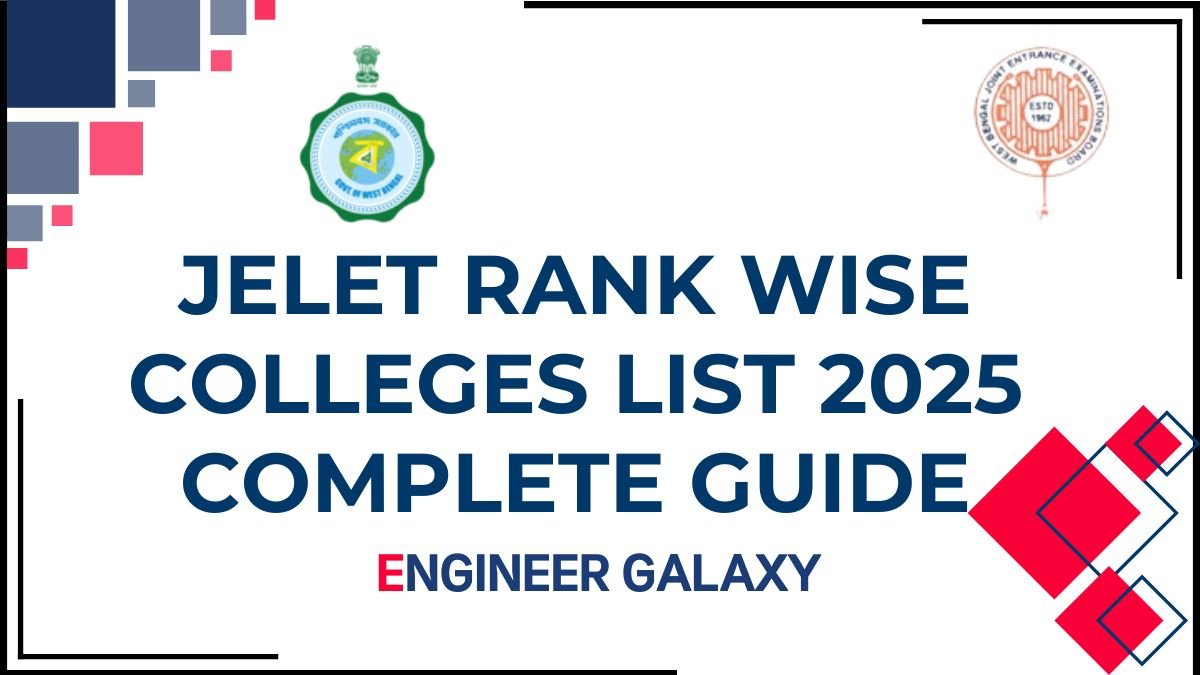 JELET Rank Wise Colleges List 2026: Complete Guide
