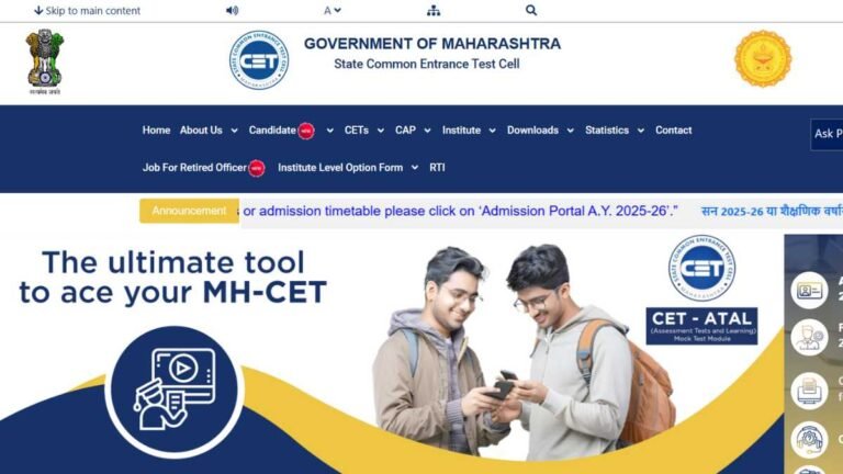 MHT CET Application Form 2026- Registration Dates, Fees, Process